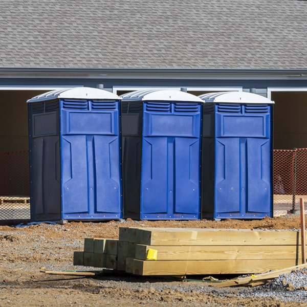 is there a specific order in which to place multiple porta potties in Tunica